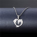 Wholesale silver stainless steel necklace JDC-NE-MINGM001 Necklace 敏萌 Wholesale Jewelry JoyasDeChina Joyas De China