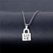 Wholesale silver stainless steel necklace JDC-NE-MINGM001 Necklace 敏萌 Wholesale Jewelry JoyasDeChina Joyas De China