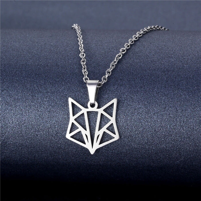 Wholesale silver stainless steel necklace JDC-NE-MINGM001 Necklace 敏萌 Wholesale Jewelry JoyasDeChina Joyas De China