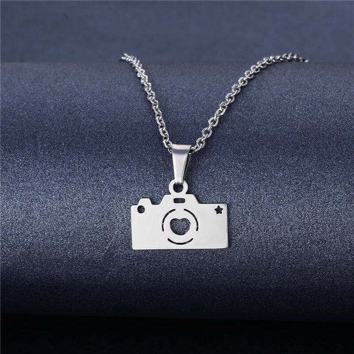 Wholesale silver stainless steel necklace JDC-NE-MINGM001 Necklace 敏萌 Wholesale Jewelry JoyasDeChina Joyas De China