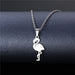 Wholesale silver stainless steel necklace JDC-NE-MINGM001 Necklace 敏萌 Wholesale Jewelry JoyasDeChina Joyas De China