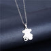 Wholesale silver stainless steel necklace JDC-NE-MINGM001 Necklace 敏萌 XL267 Wholesale Jewelry JoyasDeChina Joyas De China