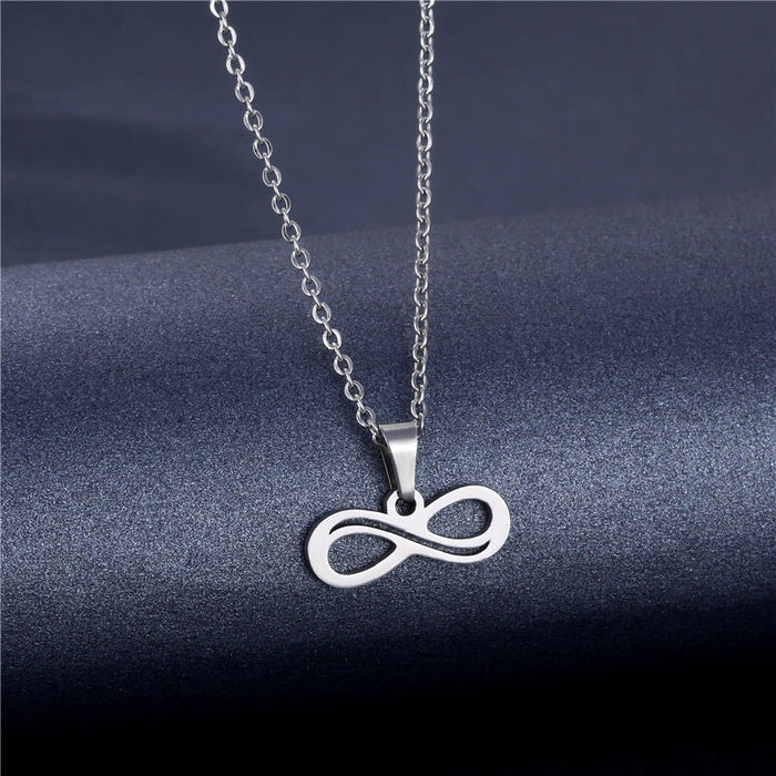 Wholesale silver stainless steel necklace JDC-NE-MINGM001 Necklace 敏萌 XL269 Wholesale Jewelry JoyasDeChina Joyas De China