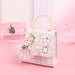 Wholesale small fragrance cross-body pearl carry-on children's bag JDC-SD-HY082 Shoulder bag 昊颜 light pink Wholesale Jewelry JoyasDeChina Joyas De China