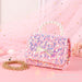 Wholesale small fragrance hand-held pearl cross bag JDC-SD-HY081 Shoulder bag 昊颜 Pink Wholesale Jewelry JoyasDeChina Joyas De China