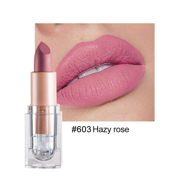 Wholesale small ice matte 12 color lipstick is not easy to decolorize JDC-MK-HDY003 lipstick 韩黛妍 603# Wholesale Jewelry JoyasDeChina Joyas De China
