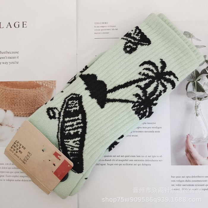Wholesale socks medium tube long men's towel bottom by graffiti cotton sports socks skateboard socks Socks JoyasDeChina Wholesale Jewelry JoyasDeChina Joyas De China
