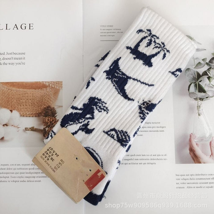 Wholesale socks medium tube long men's towel bottom by graffiti cotton sports socks skateboard socks Socks JoyasDeChina Color 18 All yards Wholesale Jewelry JoyasDeChina Joyas De China