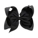 Wholesale Solid Color Kids Bow Ribbed Cloth Hair Clip JDC-HC-Danzuo033 Hair Clips 丹左 030 Wholesale Jewelry JoyasDeChina Joyas De China