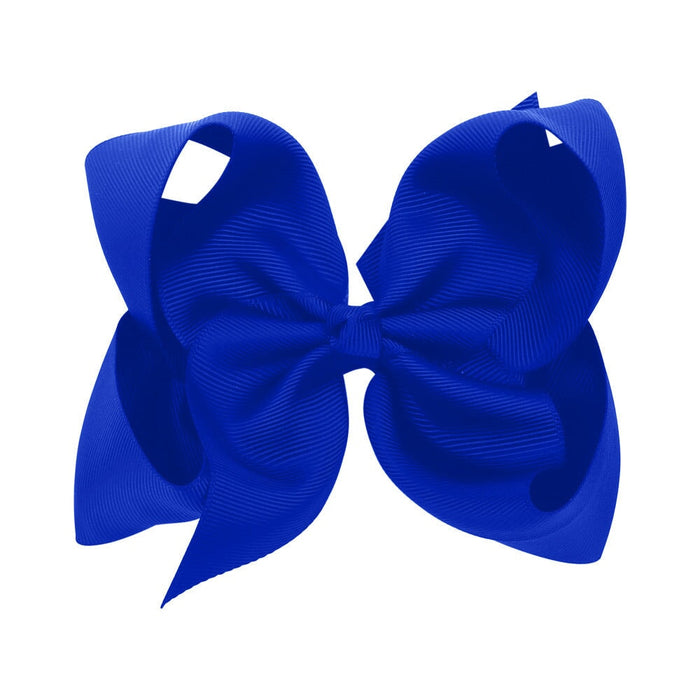 Wholesale Solid Color Kids Bow Ribbed Cloth Hair Clip JDC-HC-Danzuo036 Hair Clips 丹左 352 Wholesale Jewelry JoyasDeChina Joyas De China