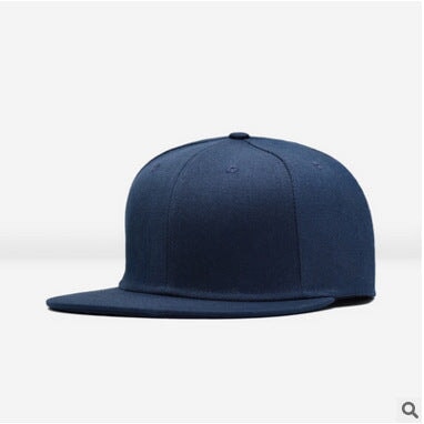 Wholesale Solid Color Polyester Fiber Flat Brim Cap Baseball Cap Hip Hop Hat Adjustable JDC-FH-Qiuj001 Fashionhat 秋婕 Wholesale Jewelry JoyasDeChina Joyas De China