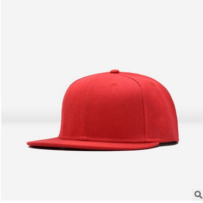 Wholesale Solid Color Polyester Fiber Flat Brim Cap Baseball Cap Hip Hop Hat Adjustable JDC-FH-Qiuj001 Fashionhat 秋婕 Wholesale Jewelry JoyasDeChina Joyas De China