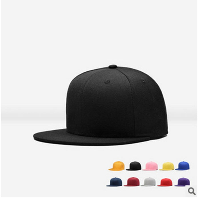 Wholesale Solid Color Polyester Fiber Flat Brim Cap Baseball Cap Hip Hop Hat Adjustable JDC-FH-Qiuj001 Fashionhat 秋婕 Wholesale Jewelry JoyasDeChina Joyas De China