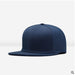 Wholesale Solid Color Polyester Fiber Flat Brim Cap Baseball Cap Hip Hop Hat Adjustable JDC-FH-Qiuj001 Fashionhat 秋婕 navy Wholesale Jewelry JoyasDeChina Joyas De China