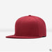 Wholesale Solid Color Polyester Fiber Flat Brim Cap Baseball Cap Hip Hop Hat Adjustable JDC-FH-Qiuj001 Fashionhat 秋婕 wine red Wholesale Jewelry JoyasDeChina Joyas De China