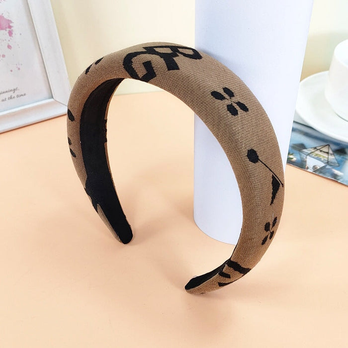 Wholesale Sponge Check Fabric Headband (F)JDC-HD-O385 Headband 潮炫 Wholesale Jewelry JoyasDeChina Joyas De China