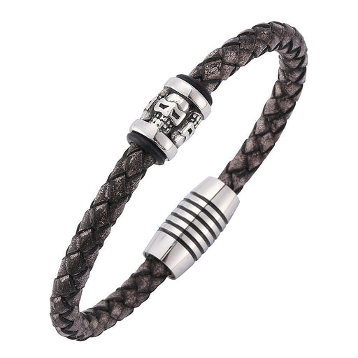 Wholesale Stainless Steel Leather Bracelets JDC-BT-RShen025 Bracelet 日盛 Wholesale Jewelry JoyasDeChina Joyas De China