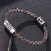 Wholesale Stainless Steel Leather Bracelets JDC-BT-RShen025 Bracelet 日盛 Wholesale Jewelry JoyasDeChina Joyas De China