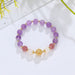 Wholesale Strawberry Crystal Amethyst Hollow Ball Bracelet JDC-BT-Weiy009 Bracelet 唯逸 Wholesale Jewelry JoyasDeChina Joyas De China