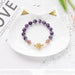 Wholesale Strawberry Crystal Amethyst Hollow Ball Bracelet JDC-BT-Weiy009 Bracelet 唯逸 Wholesale Jewelry JoyasDeChina Joyas De China