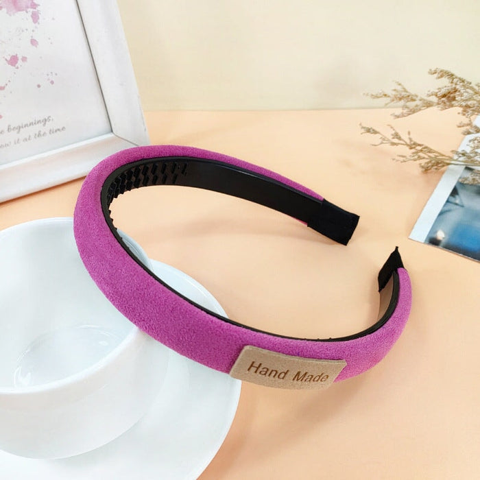 Wholesale Suede Sponge Headband JDC-HD-O373 Headband 潮炫 Wholesale Jewelry JoyasDeChina Joyas De China