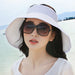 Wholesale Summer Women Cotton Sunscreen Beach Hat Outdoor Foldable Straw Hat JDC-FH-Qiuj006 Fashionhat 秋婕 Wholesale Jewelry JoyasDeChina Joyas De China