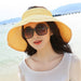 Wholesale Summer Women Cotton Sunscreen Beach Hat Outdoor Foldable Straw Hat JDC-FH-Qiuj006 Fashionhat 秋婕 Wholesale Jewelry JoyasDeChina Joyas De China