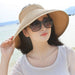 Wholesale Summer Women Cotton Sunscreen Beach Hat Outdoor Foldable Straw Hat JDC-FH-Qiuj006 Fashionhat 秋婕 Wholesale Jewelry JoyasDeChina Joyas De China