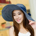 Wholesale Summer Women Cotton Sunscreen Beach Hat Outdoor Foldable Straw Hat JDC-FH-Qiuj007 Fashionhat 秋婕 Wholesale Jewelry JoyasDeChina Joyas De China