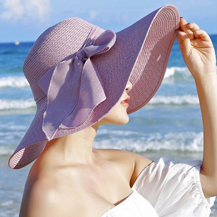 Wholesale Summer Women Cotton Sunscreen Beach Hat Outdoor Foldable Straw Hat JDC-FH-Qiuj008 Fashionhat 秋婕 Wholesale Jewelry JoyasDeChina Joyas De China