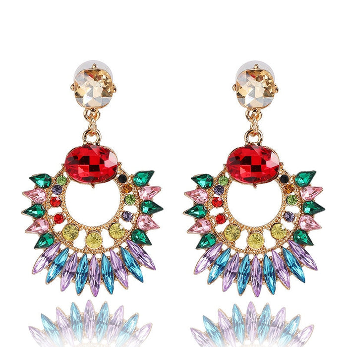 Wholesale tassel alloy earrings JDC-ES-LIUM048 Earrings 榴芒 Wholesale Jewelry JoyasDeChina Joyas De China