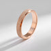 Wholesale Titanium Steel Frosted Smooth Plain Circle Couple Rings JDC-RS-Kucai009 Rings 酷彩 609rose gold 6 Wholesale Jewelry JoyasDeChina Joyas De China