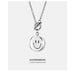 Wholesale Titanium Steel Swivel Smiley Necklace JDC-NE-MLQ002 Necklaces 米朗奇 Wholesale Jewelry JoyasDeChina Joyas De China