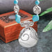 Wholesale Turquoise Water Drop Necklace JDC-NE-Weny033 NECKLACE 纹颖 Wholesale Jewelry JoyasDeChina Joyas De China