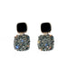 Wholesale vintage black metal stud earrings JDC-ES-Sideng018 Earrings 思登 Wholesale Jewelry JoyasDeChina Joyas De China