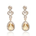 Wholesale Vintage Glass WaterDrop Alloy Earrings JDC-ES-GSDB007 Earrings 丹比华比 Wholesale Jewelry JoyasDeChina Joyas De China