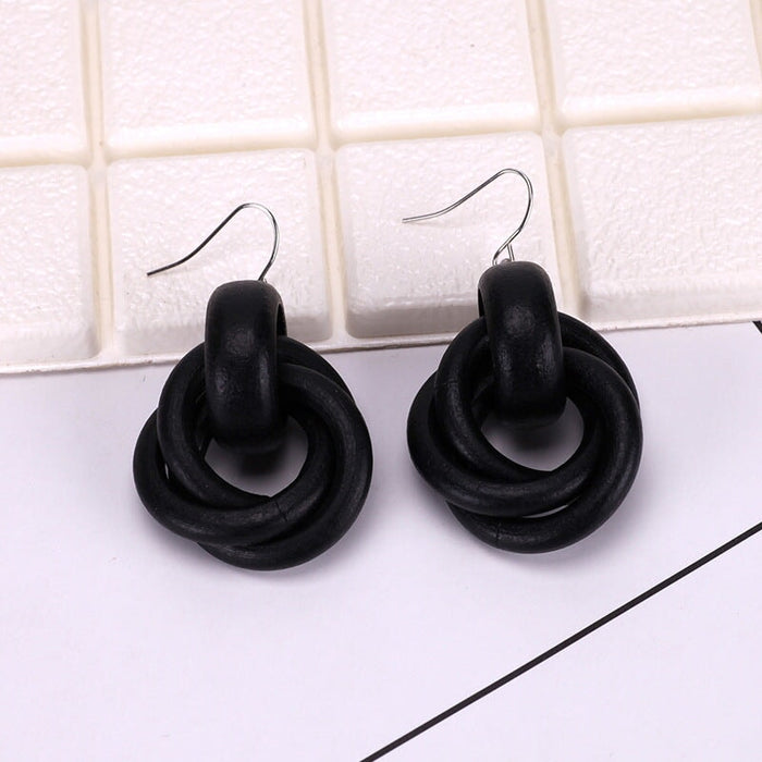 Wholesale vintage oak earrings JDC-ES-Jiaow001 Earrings 娇婉 Wholesale Jewelry JoyasDeChina Joyas De China