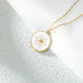 Wholesale vintage round face stainless steel necklace JDC-NE-Oulb002 Necklaces 欧罗巴 C Wholesale Jewelry JoyasDeChina Joyas De China
