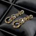 Wholesale water drop alloy diamond earrings JDC-ES-GSDB015 Earrings 丹比华比 Wholesale Jewelry JoyasDeChina Joyas De China