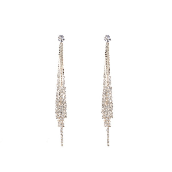 Wholesale white 925 silver needle earrings JDC-ES-Sideng008 Earrings 思登 Wholesale Jewelry JoyasDeChina Joyas De China