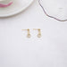 Wholesale white alloy earrings JDC-ES-Fangong0015 Earrings 巩凡 23#ERA041-03 3 Wholesale Jewelry JoyasDeChina Joyas De China