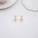 Wholesale white alloy earrings JDC-ES-Fangong0016 Earrings 巩凡 25#ERA041-17 3 Wholesale Jewelry JoyasDeChina Joyas De China