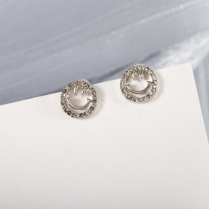 Wholesale white alloy earrings JDC-ES-Fangong0019 Earrings 巩凡 38#ERA059-09 3 Wholesale Jewelry JoyasDeChina Joyas De China