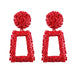 Wholesale White Alloy Earrings JDC-ES-Qiand002 Earrings 纤迪 Wholesale Jewelry JoyasDeChina Joyas De China