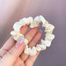 Wholesale white cloth hair bands JDC-HS-h401 Hair Scrunchies 妙德 1# milky white Wholesale Jewelry JoyasDeChina Joyas De China