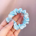 Wholesale white cloth hair bands JDC-HS-h401 Hair Scrunchies 妙德 12# light blue Wholesale Jewelry JoyasDeChina Joyas De China