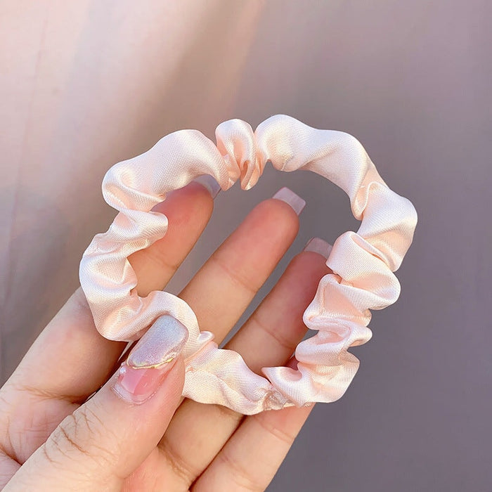 Wholesale white cloth hair bands JDC-HS-h401 Hair Scrunchies 妙德 2# pale pink Wholesale Jewelry JoyasDeChina Joyas De China