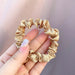 Wholesale white cloth hair bands JDC-HS-h401 Hair Scrunchies 妙德 4# champagne Wholesale Jewelry JoyasDeChina Joyas De China