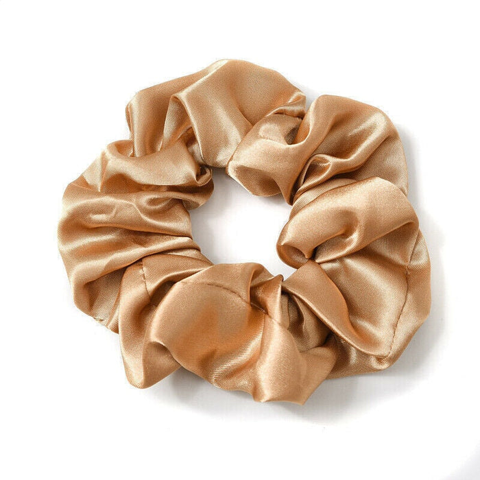 Wholesale white cloth hair bands JDC-HS-h401 Hair Scrunchies 妙德 Light coffee Wholesale Jewelry JoyasDeChina Joyas De China