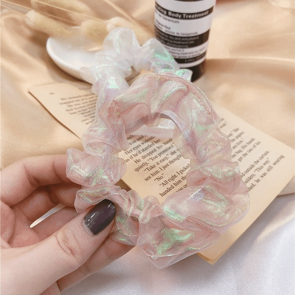 Wholesale white cloth hair bands JDC-HS-Jiax008 Hair Scrunchies 佳芯 Wholesale Jewelry JoyasDeChina Joyas De China